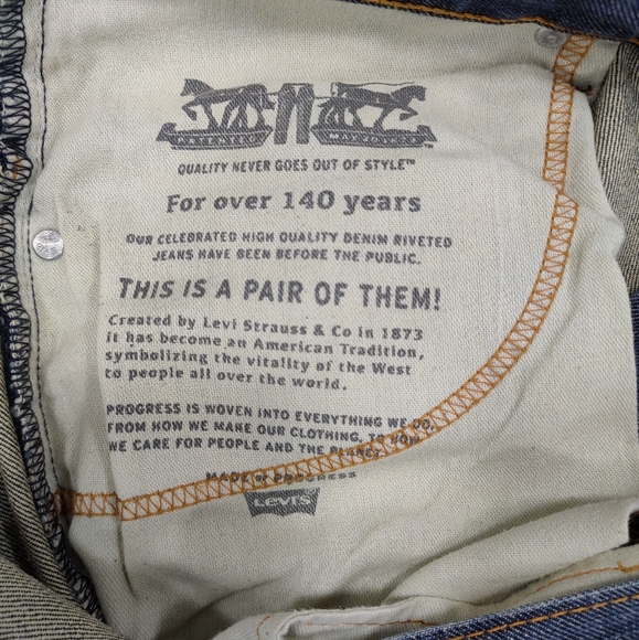 Levi's Men's full length Jeans for plus size - Picture 4 of 4